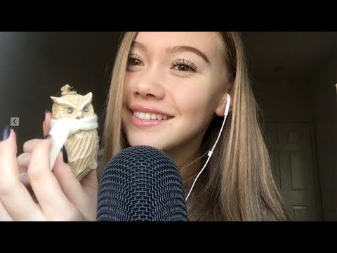 ASMR- WOOD/PLASTIC TAPPING| WHISPERING| (Christmas Ornaments)