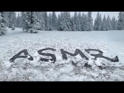 asmr in snow! 🥶