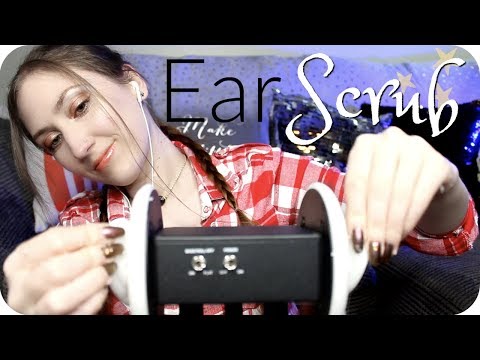 ASMR Textured Ear Massage (NO TALKING) Salt Scrub, Gel, Sugar & Sticky Syrup 🍭 For Sleep & Study