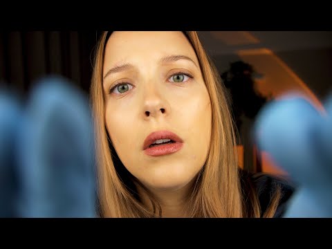 ASMR Myofascial Face Massage Roleplay with Lymph Node Toxin Release
