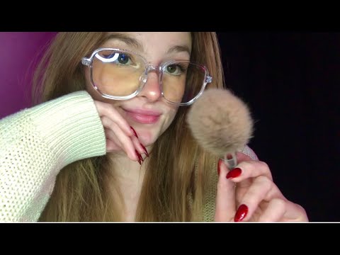 ASMR doing your makeup fast🌸 (cold girl makeup❄️) (role play)