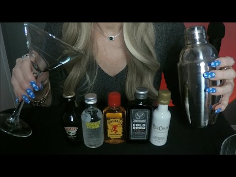 ASMR Tasting Fireball, Absolut Citron, Bailey's, Jagermeister Cocktails | Whispered, Tapping