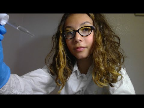 ASMR - Ear Exam Roleplay - Up-Close Whispers, Dropper Sounds, and More!