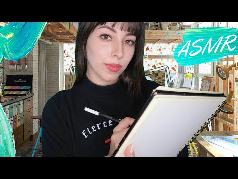 ASMR Drawing you - Relaxing Roleplay