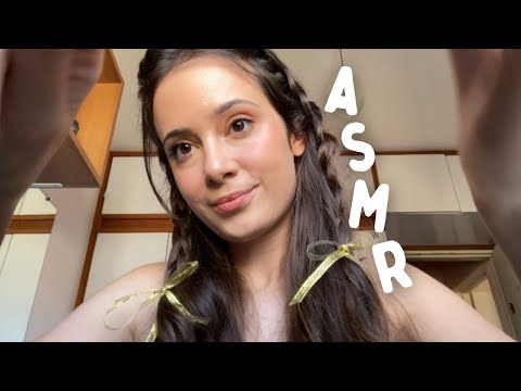 hand movements asmr, with layered brush sounds, scratching sounds and hand sounds