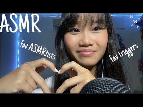 Doing my favourite ASMRtists favourite triggers