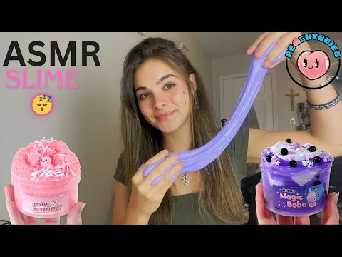 asmr slime haul😴 (sticky sounds)