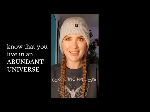 KNOW THAT YOU LIVE IN AN ABUNDANT UNIVERSE : ASMR Hypnosis /w Pro Hypnotist Kimberly Ann O'Connor