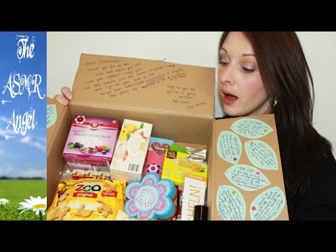 ASMR -  Unboxing a food package from Germany -Soft Spoken