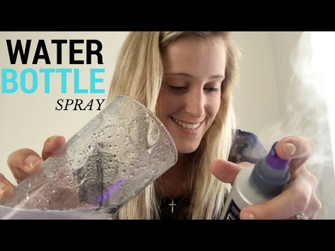 ASMR Water Bottle Spray w/ *tapping* ~(Requested Video)~