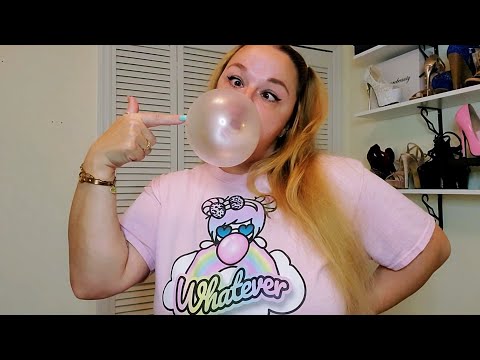 Blowing Bubbles for You | Bubble Gum ASMR