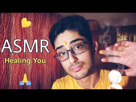 ASMR 🙏 Indian Aggressive Spiritual Healing with Smoke 💛 तनाव मुक्ति 😊 Reiki