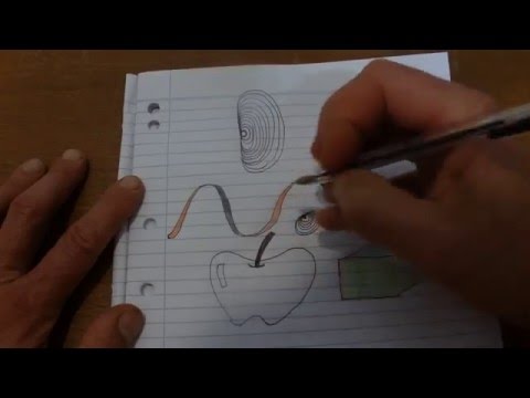 ASMR - Doodling - Australian Accent - Doodling 3D Shapes While Explaining in a Quiet Whisper