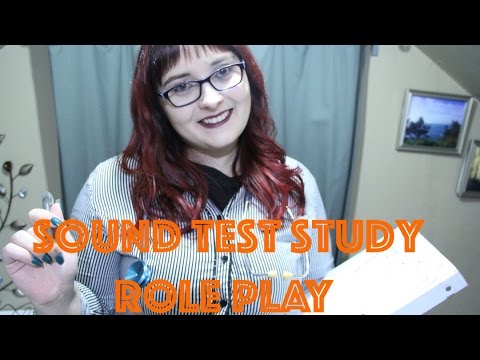 ASMR Sound Test Study Role Play