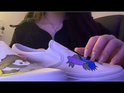 ASMR New Shoes Tapping & Scratching (customized shoes)
