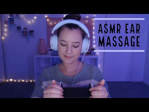ASMR ♡ 1 HOUR EAR MASSAGE FOR RELAXATION w/ Rain (No talking)