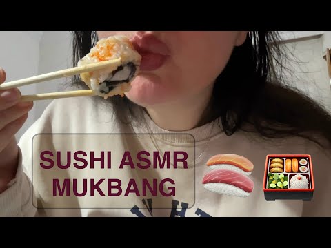 Sushi Asmr Mukbang | Eating Sounds | Türkçe Asmr #asmr #türkçeasmr