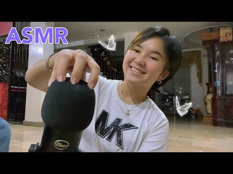 ASMR | MIC SCRATCHING and a bit of rambling (kinda aggressive)