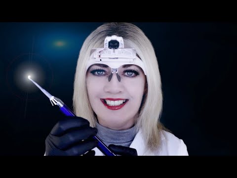 ASMR Ear Exam & Microsuction Ear Cleaning (Fizzing/Otoscope/Suction) Dr/ENT Collab with Yvette ASMR