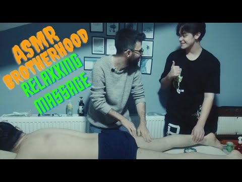 ASMR YASİN IS GIVING A VERY SPECIAL MESSAGE TO ASMR YIGITSAN-leg,foot