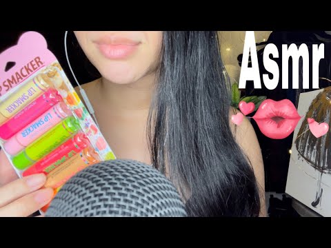 Asmr | Lip Smackers Chapstick Application + Kisses | No Talking