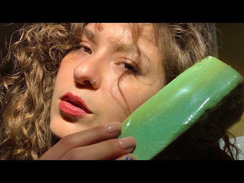 [asmr] FLOWER FOAM VIBES 🥀 (scraping, scratching, fizzy, sticky, leather sounds)