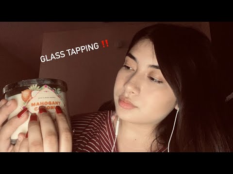 ASMR | glass tapping *fast & aggressive*