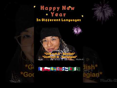 ASMR HAPPY NEW YEAR IN DIFFERENT LANGUAGES #asmrshorts #asmrlanguages #happynewyear2024 ✨🥳