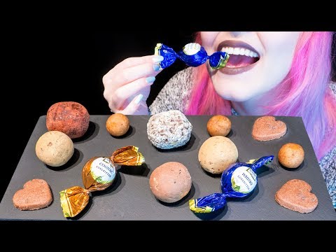 ASMR: Fine Chocolates, Marzipan & Bliss Balls | German Christmas Candy ~ Relaxing [No Talking|V] 😻