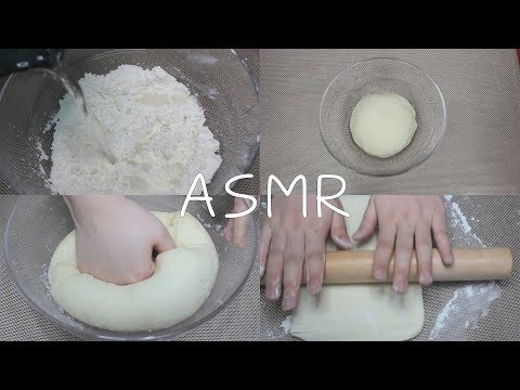 ASMR Flour's Sounds | Dough Touching Sounds | Kneading Sounds (No Talking)