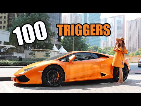 ASMR 100 TRIGGERS in the CITY Dubai | 100 ТРИГГЕРОВ за 10 минут в городе ДУБАЙ