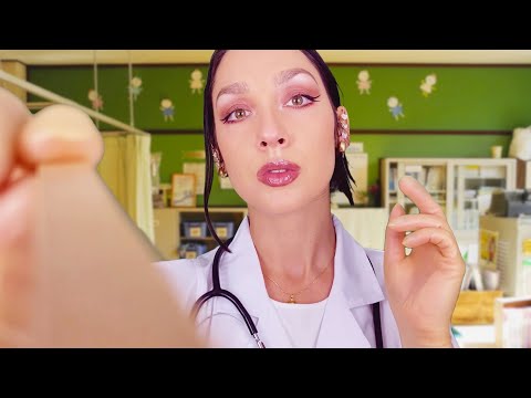 ASMR - School Nurse Takes Care of You | Hearing Test Roleplay (Personal Attention | Glove Sounds)