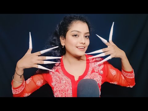 ASMR - TAPPING & SCRATCHING with EXTREME LONG NAILS!