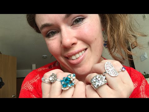 ASMR Fast Hand Movements w/ Ring Tapping, Whispering