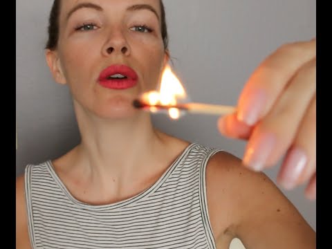 ASMR FIRE Playing with matches NO TALKING