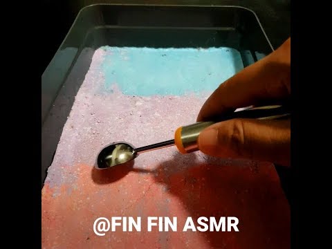 ASMR : Scooping Rainbow Sand! #19