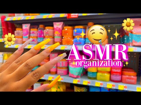 ASMR IN WALMART 🌼✨| ORGANIZATION EDITION🧴(TAPPING, TOUCHING, SCRATCHES ♡...etc) (SO GOOD!!🤤🔥)