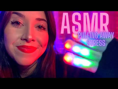 ASMR✨ Pulling Away Anxiety & Stress (Personal Attention • Mouth sounds • Light Triggers)