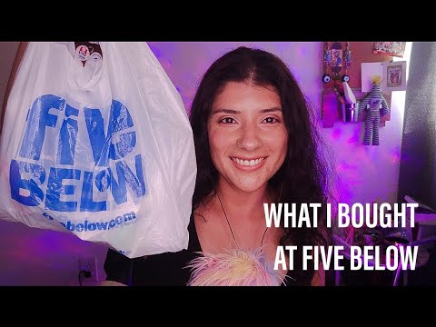 ASMR SHOPPING HAUL - WHAT I BOUGHT AT FIVE BELOW