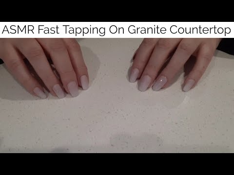 ASMR Fast Tapping On Granite Countertop(No Talking)