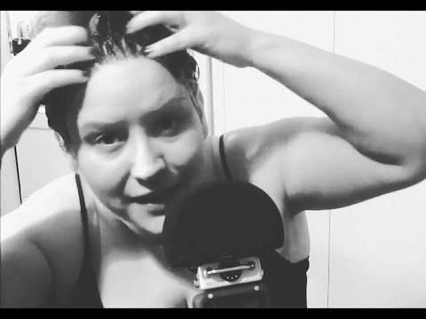 Asmr Soapy Shampoo Scalp Massage (Binaural) and tapping on the shampoo bottle