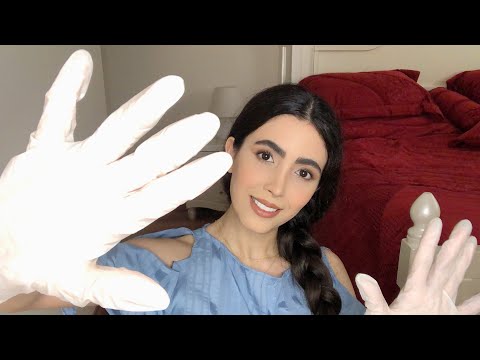 ASMR | Fast & Aggressive Hand Movements & Hand Sounds With LATEX GLOWES 🤍