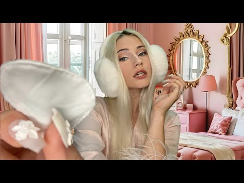 ASMR Eastern European Exchange Student Pampers You at a Sleepover (Hair Play, Facial) (Accent)