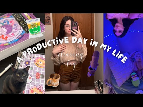MY FIRST VLOG!!! A PRODUCTIVE DAY WITH ME, CLEANING, COOKING, MESSY GIRL DIML 💗