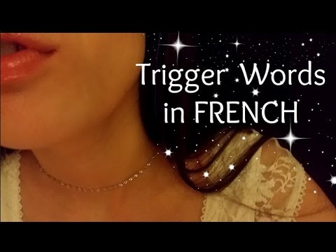 ♡ASMR Trigger Words in FRENCH FRANÇAIS