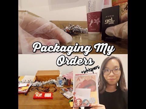 ASMR: Packaging My Orders 🧼📦 (Whispers, Latex Gloves, Tapping)