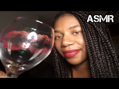 Asmr - Glass triggers with tapping and kissing