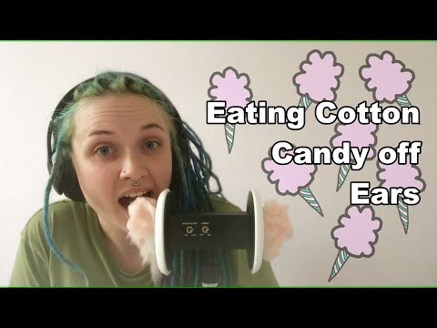 ASMR Cotton Candy Ears 👂👅 PART 2 🤪 Super TINGLES 🌻