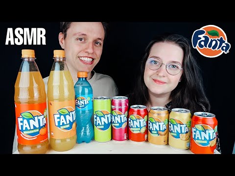 ASMR - Wir TESTEN verschiedene FANTA SORTEN - Fanta Tasting - german/deutsch