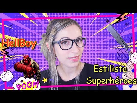 😈 HELLBOY  Cap.2  Estilista y Modista de Superhéroes  | Afeitado | SusurrosdelSurr ASMR | Español